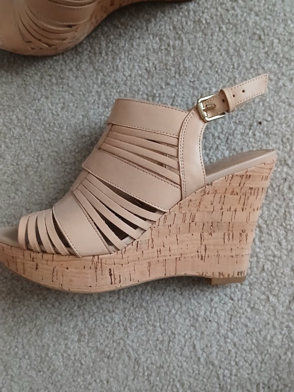 Franco Sarto cork wedge Sandals - Picture 2 of 3